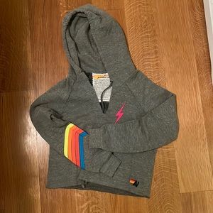 Aviator nation v neck hoodie